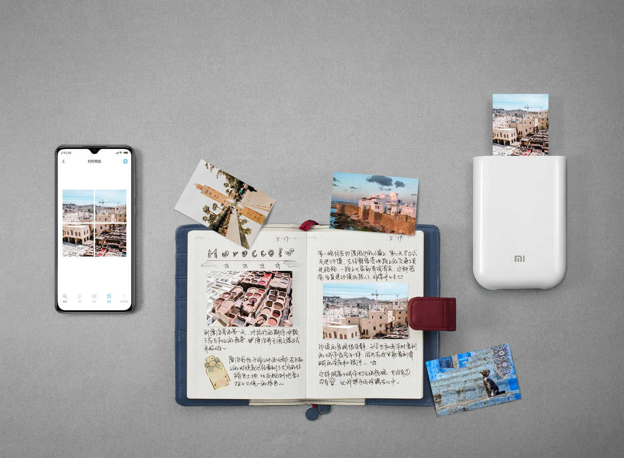 Papel Fotográfico Xiaomi Mi Portable Photo Printer Paper 5 X 7.6cm 20 Hojas