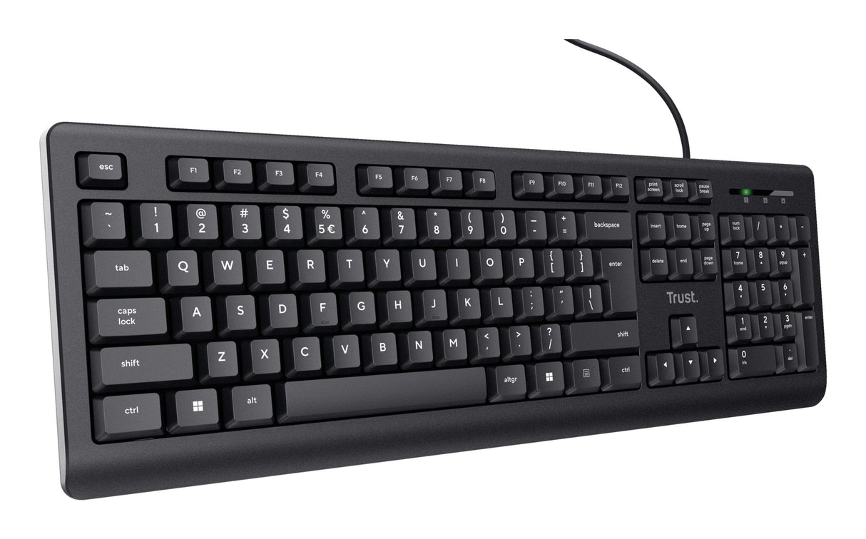EAN 8713439246391 - Trust 24639 teclado Oficina USB No Inglés de EE. UU. Negro imagen 2