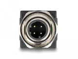 Delock M12 Adaptador D-Kodiert 4 Pin Macho A Rj45