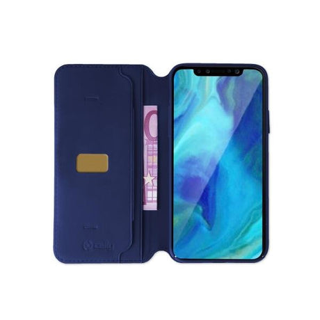 EAN 8021735744450 - Celly Prestige funda para teléfono móvil 15,5 cm (6.1") Funda cartera Azul imagen 3