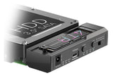Icy Box Clone And Dockingstation For M.2 Nvme And 2.5'' 3.5'' Hdd Ssd 2-Bay