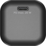 Cargador Rápido Goobay 20w Usb-C Pd Gan (Negro) 76690