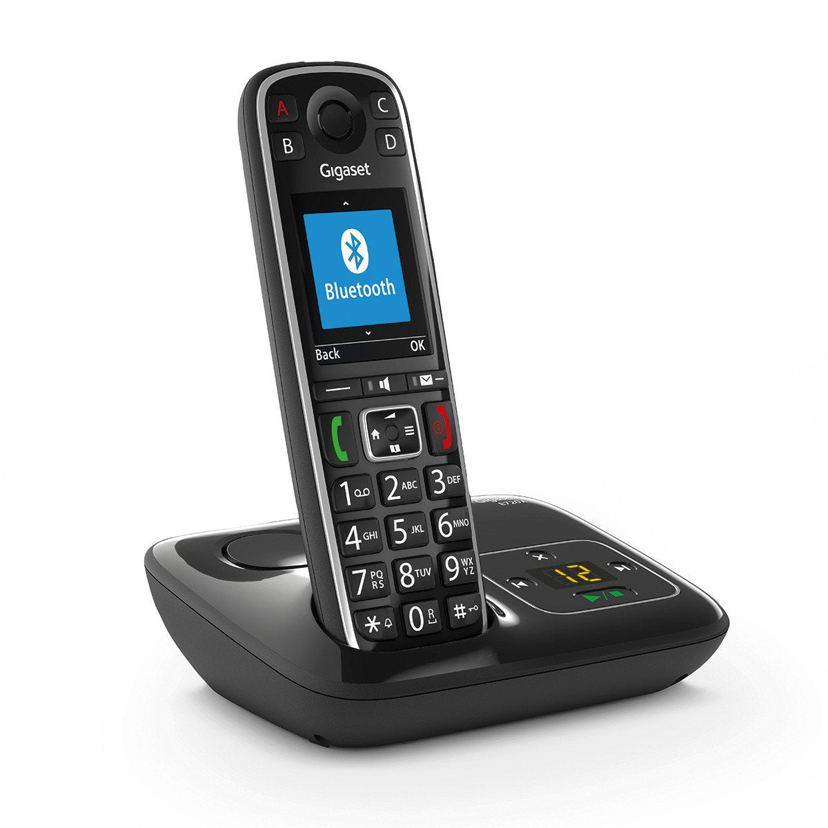 Teléfono  Gigaset E720a Dect/Analógico Identificador De Llamadas Negro