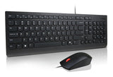EAN 0195892115328 - Lenovo Essential Wired Combo Black US Euro teclado Ratón incluido Universal USB Negro imagen 2