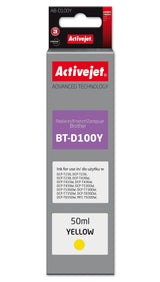 Activejet Ab-D100y Cartucho De Tinta Para Impresora Brother, Sustituto Del Brother Bt-D100y; Supreme; 50 Ml; Amarillo