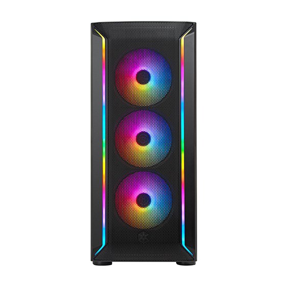 Caja Pc Silverstone Sst-Fa511z-Bg Fara 511z Midi Tower Negro