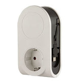 Rev 0020840103 Adaptador De Enchufe Eléctrico Negro, Blanco