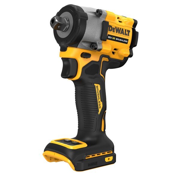 Llave De Impacto Inalámbrica Dewalt Dcf922nt, 18 Voltios, 1/2" Amarillo/Negro, Sin Batería Ni Cargador, En Caja Tstak Dcf922nt-Xj