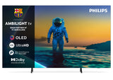 Televisor 194cm 77" (3840x2160) Philips 77oled810 12 16:9 Oled 144hz 4x Hdmi 2.1 2x Usb Lan Wlan Ambilight Google Tv Hdr10+ Dolby Vision Negro