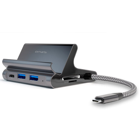 EAN 4252011900411 - 4smarts 7in1 USB 3.2 Gen 1 (3.1 Gen 1) Type-A + Type-C Gris imagen 1
