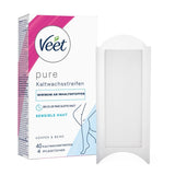 Veet Kaltwachsstreifen Beine Sensible Haut 40er