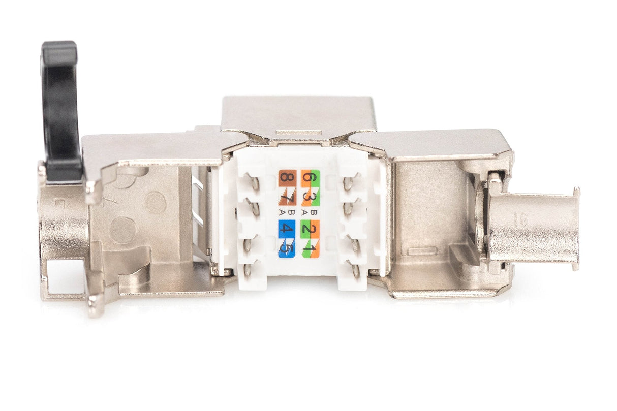 Digitus Cat 8.1 Keystone Modul Geschirmt, Werkzeugfrei, Staubkappe