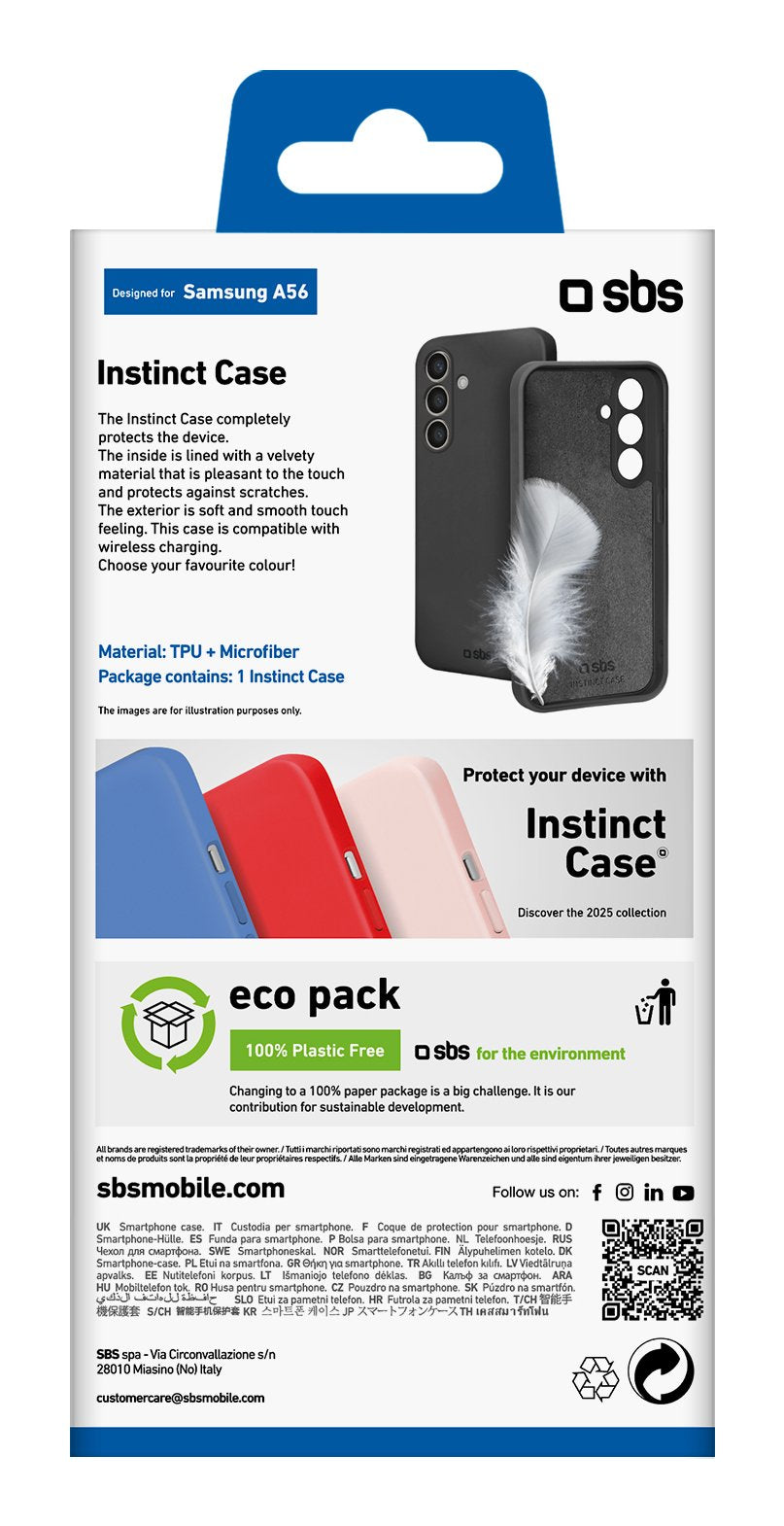 Sbs Instinct Cover Galaxy A56 Schwarz