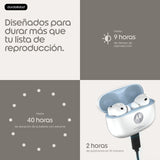 Motorola Moto Buds 2 Plus Auriculares Inalámbricos Con Micro En Oreja Bluetooth Cancelación De Sonido Activo Pantone Cool White