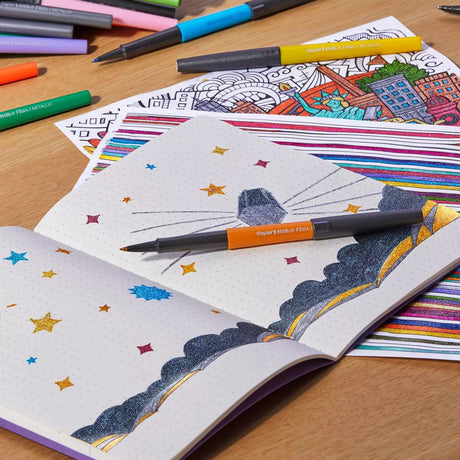 EAN 3026981373619 - Papermate Flair Metallic rotulador Medio Colores surtidos 6 pieza(s) imagen 2