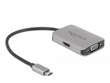 Delock Usb Type-C Splitter Dp Altmode > 1 X Hdmi + 1 X Vga Out
