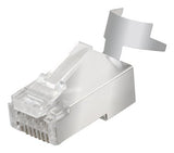 Logilink Modular Plug Rj45 Cat.6a Stp, Pass Through, 10-Pack