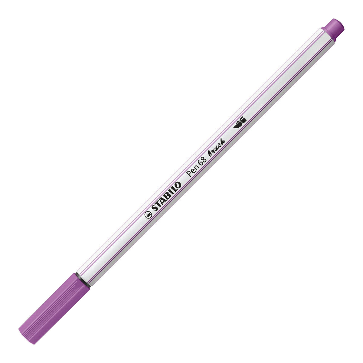 Stabilo Pen 68 Brush Arty Pack De 10 Rotuladores - Punta De Pincel - Tinta A Base De Agua - Colores Surtidos