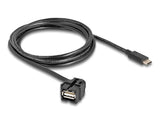Delock 88057 Módulo Keystone Usb 2.0 A Hembra > Usb Type-C Macho 250° Con Cable 1,5 M