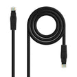 EAN 8433281011083 - Nanocable 10.20.1800-L25-BK cable de red 0,25 m Cat6a U/UTP (UTP) imagen 1