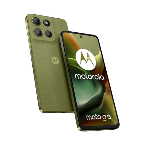 EAN 0840023289552 - Motorola moto g15 17,1 cm (6.72") SIM doble Android 15 4G USB Tipo C 8 GB 512 GB 5200 mAh Verde imagen 1