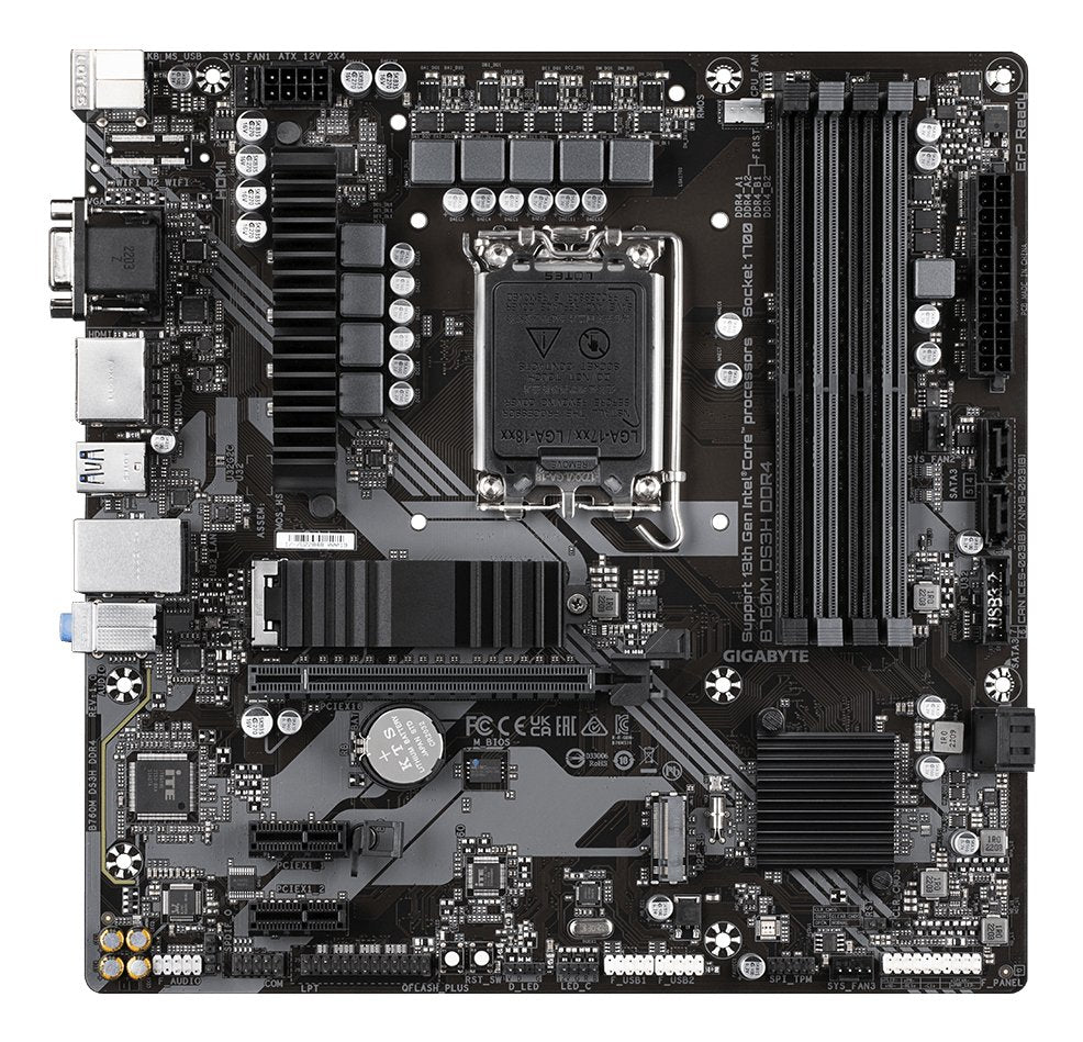 EAN 4719331850876 - GIGABYTE B760M DS3H DDR4 placa base Intel B760 Express LGA 1700 micro ATX imagen 3