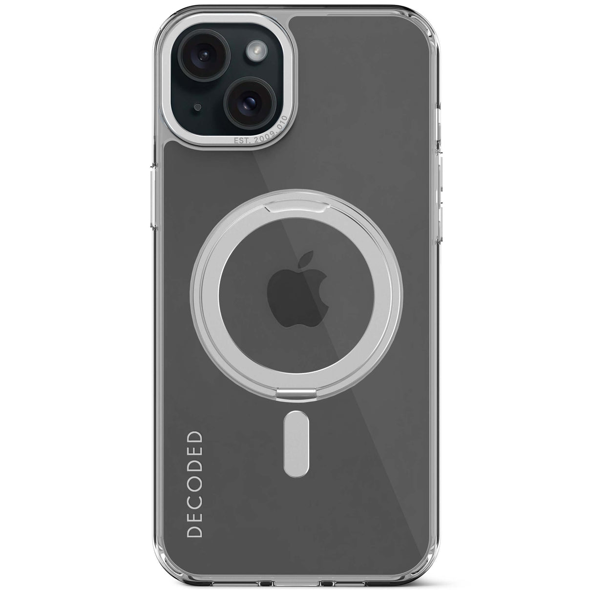 Decoded Recycled Plastic Loop Stand Backcover Ip15 Plus Trans.