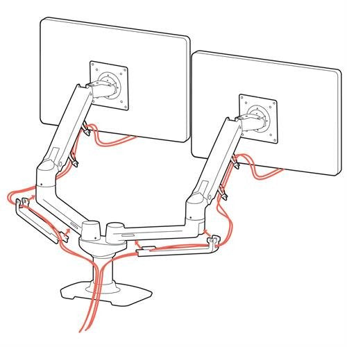 Ergotron Lx Series 45-245-224 Soporte Para Monitor 68,6 Cm [27] Abrazadera/Atornillado Negro