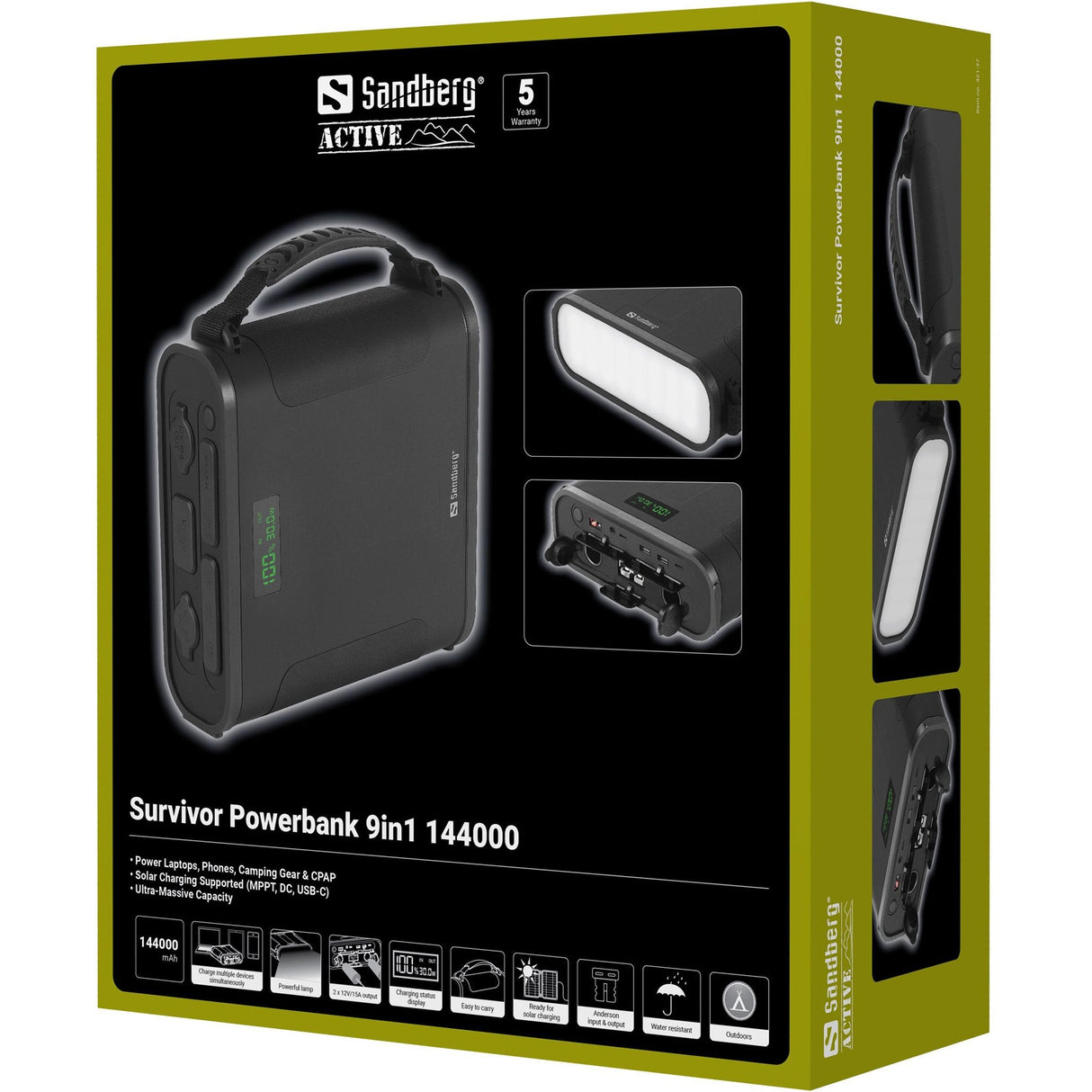 Survivor Powerbank 9in1 144000