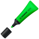 Marcador Fluorescente Stabilo Neón Verde Tecnología Anti-Secado 2 Anchos De Trazo (2+5mm)