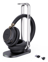 Yealink Azultooth Headset Bh76 Plus With Charging Stand Uc Negro Usb-C A