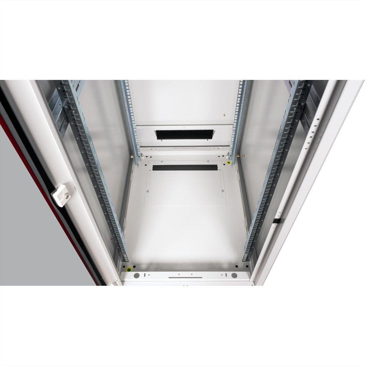 Roline 19-Zoll Netzwerkschrank Pro 47 He, 600x800 Bxt Glastr Grau
