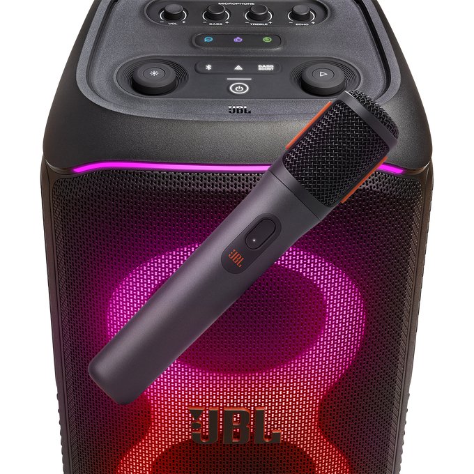 Jbl Partybox Negro Microphone Set