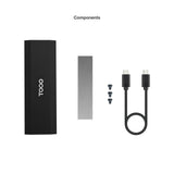 Caja Externa Para Disco Ssd M.2 Nvme Tooq Tqe-2231b Usb 3.1