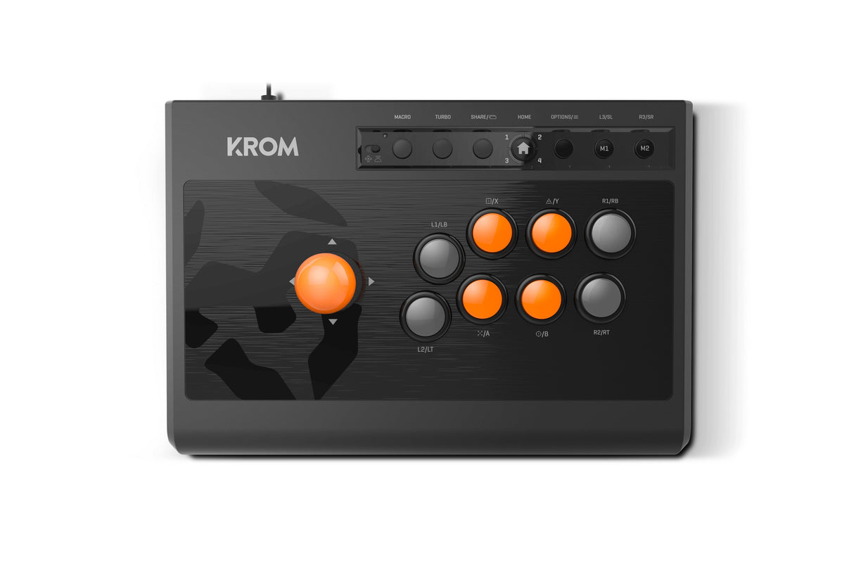 Krom Fightstick Kumite Playstation 4 Y 3 Xbox One Negro Nxkromkmt