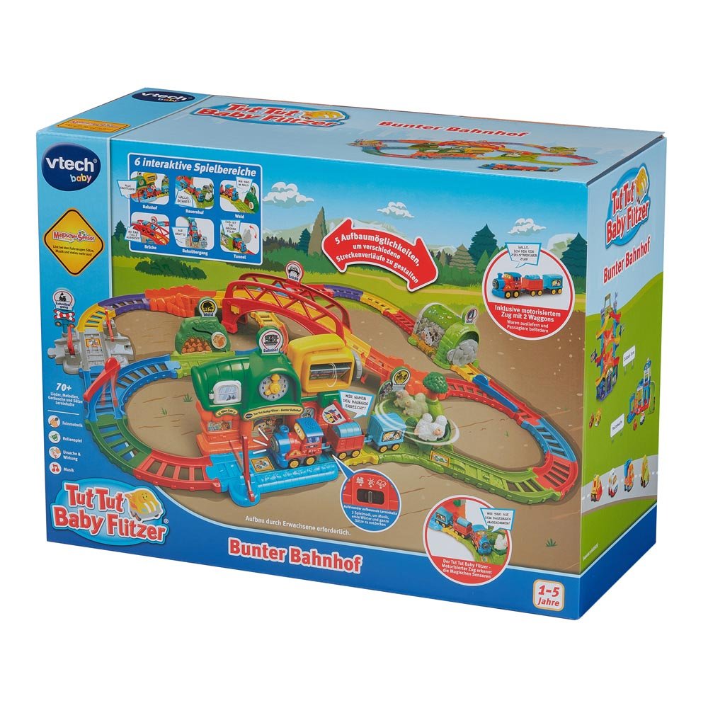 Vtech Tut Tut Baby Flitzer - Bunter Bahnhof 80-583504