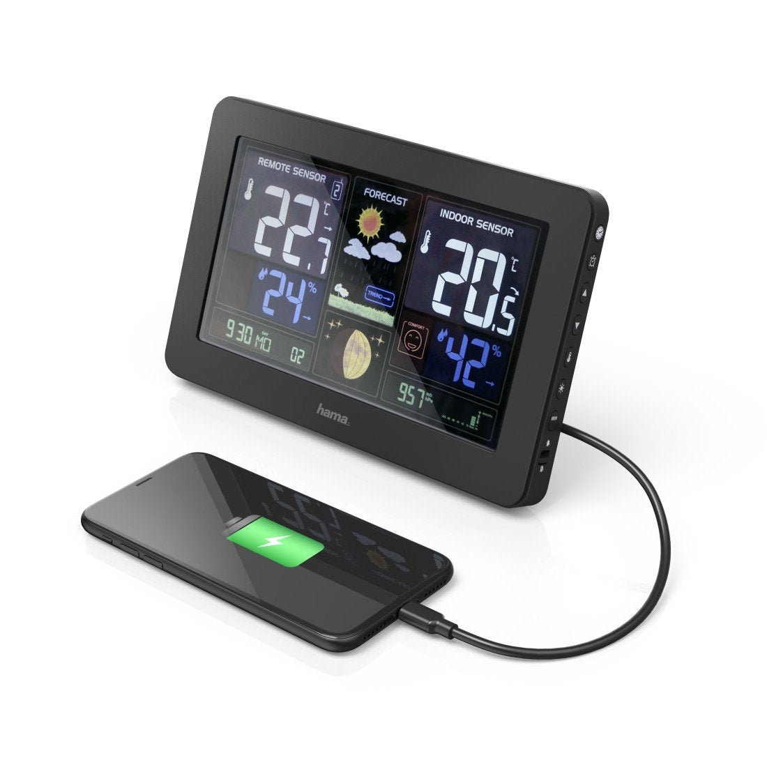 Estación Meteorológica Hama Premium Con Usb