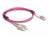 Delock Lwl Cable Mit Metallarmierung Lc Duplex Zu Sc Duplex Multimode Om4 2 M