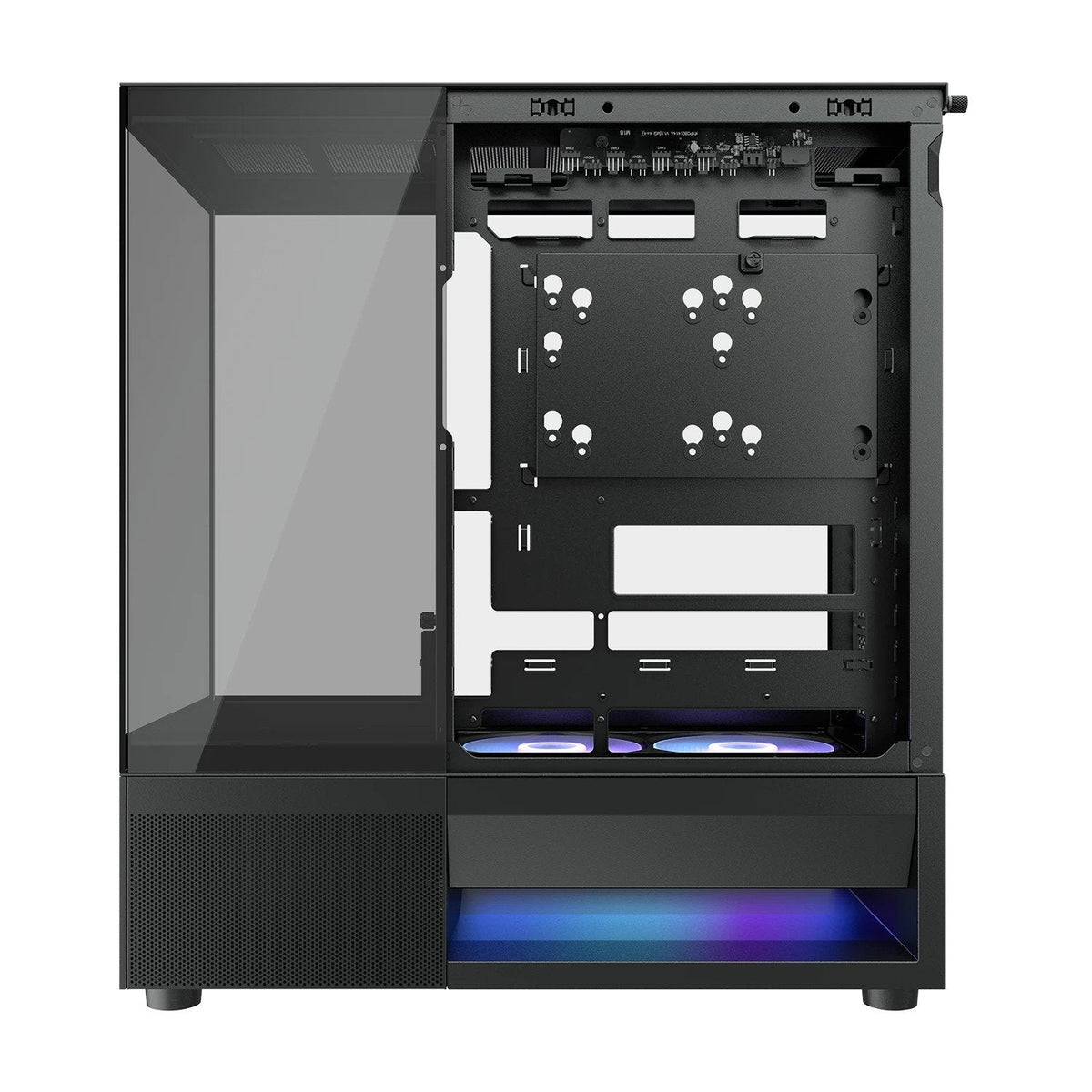 Caja Pc Cougar Midi-Tower Cfv220, Argb, Cristal, Negro