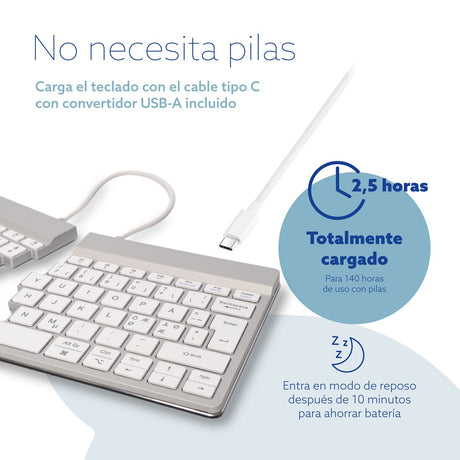 EAN 8719274492146 - R-Go Tools RGOSBNDWLWH teclado Oficina Nórdico imagen 16