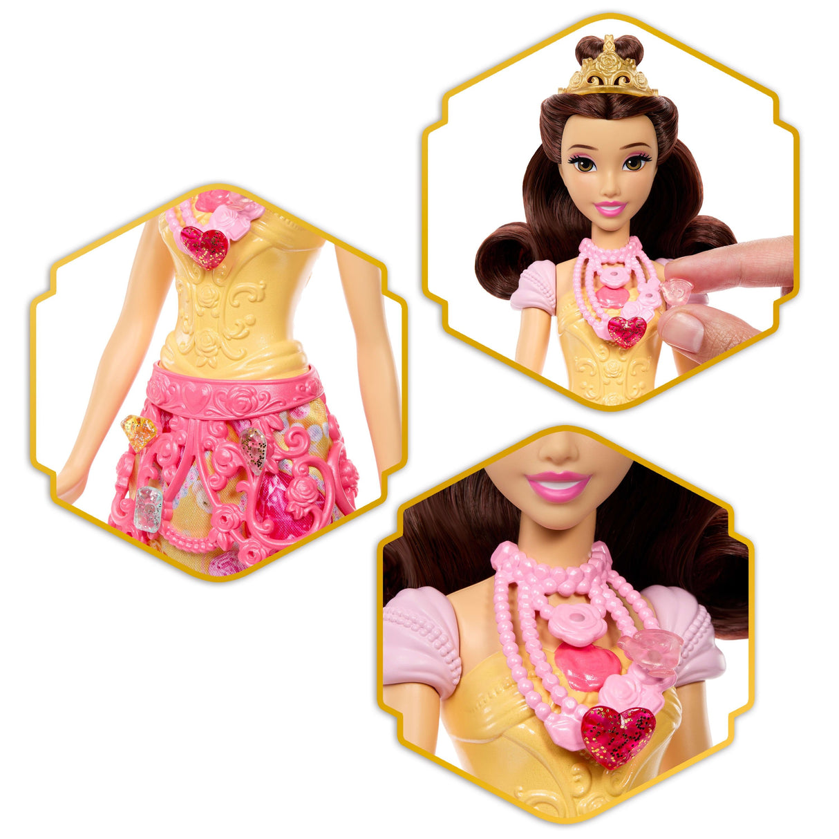 Muñeca Reveal Bella La Bella Y La Bestia Disney
