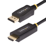 Adaptador  Startech.Com  Displayport A Hdmi De 2m - 4k 60hz Con Hdr - Cable Dp A Hdmi 2.0b - Conversor Activo De Vídeo - Convertidor Displayport A Hdmi