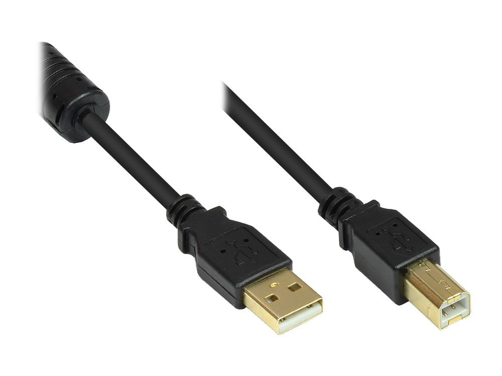 Good Connections Usb2.0 Cable M.Ferrit A-B Negro. 1m