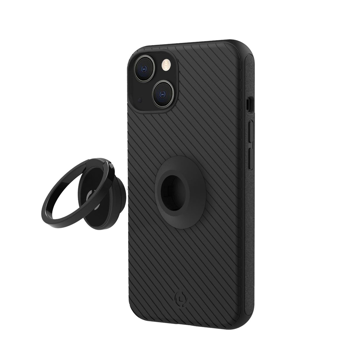 Celly Snapring Soporte Coche Activo Teléfono Móvil/Smartphone Negro