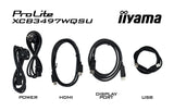 EAN 4948570125135 - iiyama ProLite XCB3494WQSU-B1 pantalla para PC 86,4 cm (34") 3440 x 1440 Pixeles UltraWide Quad HD LED Ne imagen 9