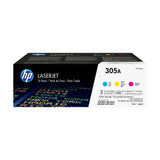 EAN 0887111403049 - HP 305A 3-pack Cyan/Magenta/Yellow Original LaserJet Toner Cartridges cartucho de tóner 3 pieza(s) Cian,  imagen 1