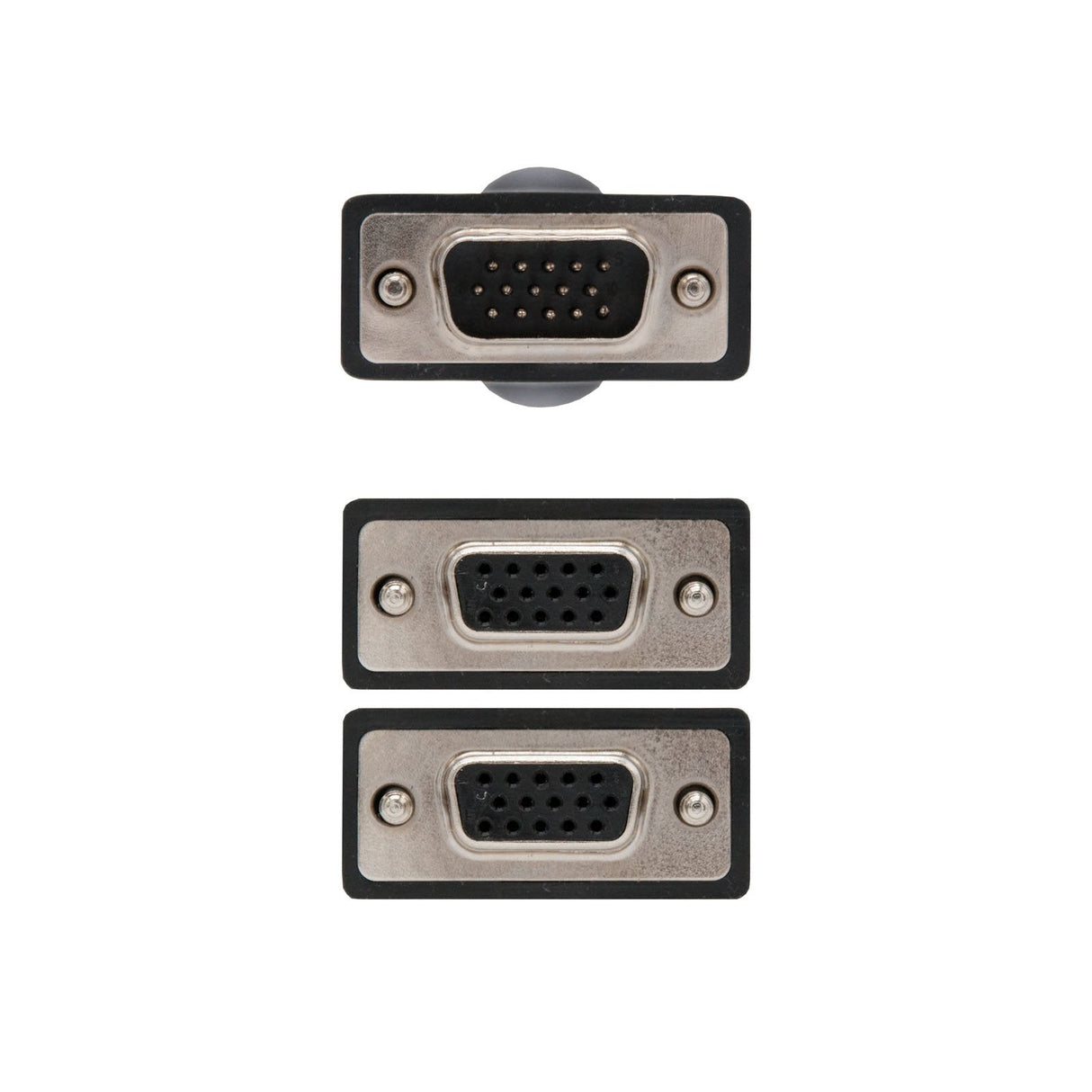 Nanocable Cable Bifurcador Svga - Hdb15/M-2xhdb15/H - 45 Cm - Negro