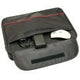 Pedea Notebook-Bolsa Trendline Hasta 39,6cm (15,6") [Negro/Rojo], Wasserabweisendes Nylon, Gepolsterter Rahmen