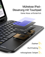 EAN 6976521112666 - Inateck KB002_BLACK teclado para móvil QWERTZ Bluetooth Negro imagen 5