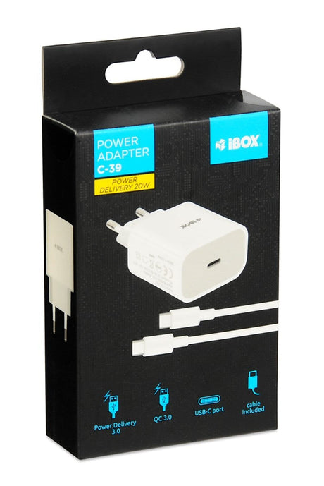 EAN 5903968681036 - iBox ILUC39W cargador de dispositivo móvil Universal Blanco Corriente alterna Carga rápida Interior imagen 7